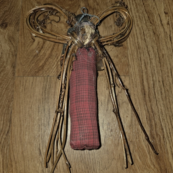 Primitive Country-Style Angel Doll Twigs Cloth - Picture 4 of 4